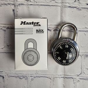 Master Lock 1525 Lock Stainless Steel Combination Padlock Locker Key‎